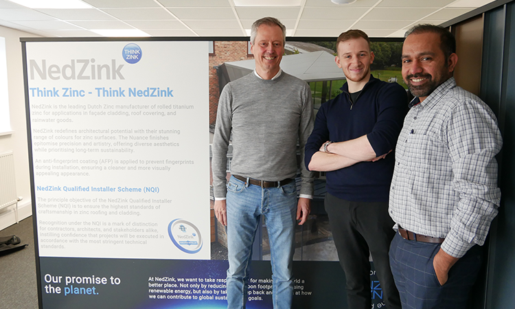 Metal Solutions Ltd welcome NedZink to our Bolton Head Office