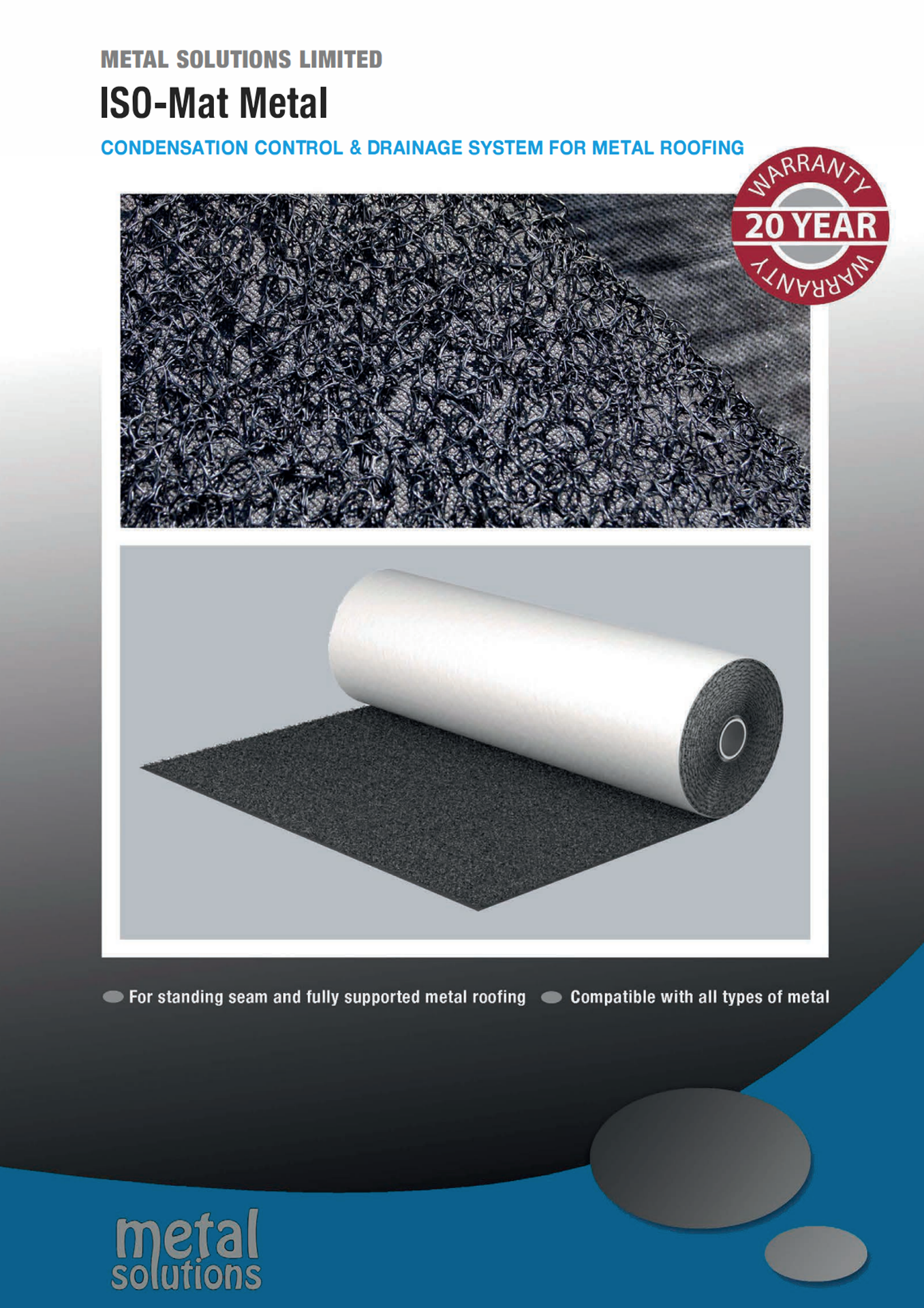 Metal Solutions - ISO-Mat Metal Underlay