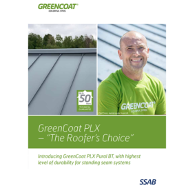 GreenCoat PLX - The Roofers Choice