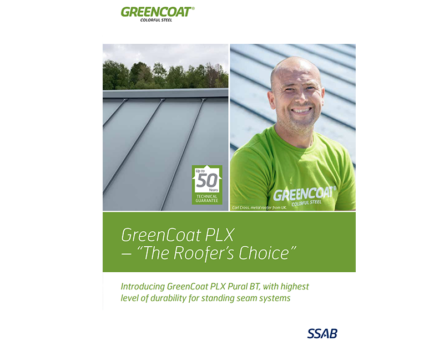 GreenCoat PLX - The Roofers Choice